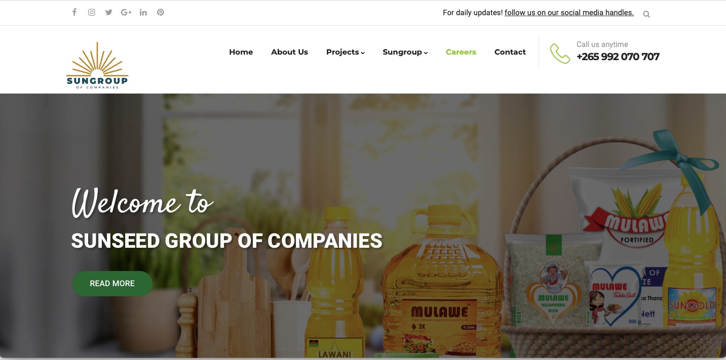 Sunseed Oil Launches Website